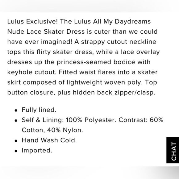 Lulu’s All My Daydreams Cobalt Blue Lace Skater Dress size S - Picture 9 of 10